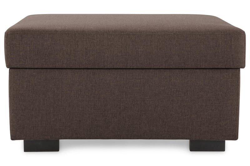 Jalkarahi Nevada säilytyksellä 80x65 - Ruskea - Huonekalut - Tuoli & nojatuoli - Jakkara & jalkarahi - Rahi