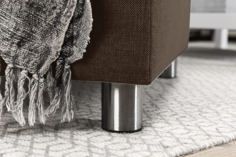 Jalkarahi Nevada säilytyksellä 80x65 - Ruskea - Huonekalut - Tuoli & nojatuoli - Jakkara & jalkarahi - Rahi