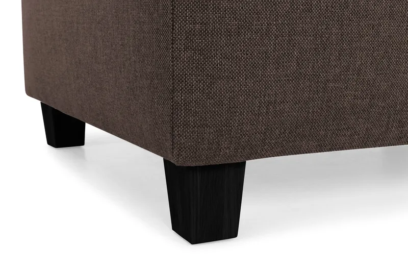 Jalkarahi Nevada säilytyksellä 80x65 - Ruskea - Huonekalut - Tuoli & nojatuoli - Jakkara & jalkarahi - Rahi