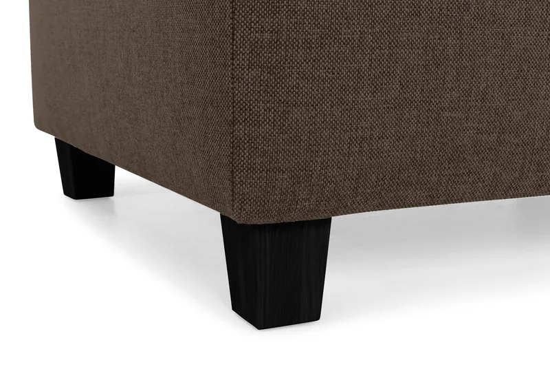 Jalkarahi Nevada säilytyksellä 80x65 - Ruskea - Huonekalut - Tuoli & nojatuoli - Jakkara & jalkarahi - Rahi