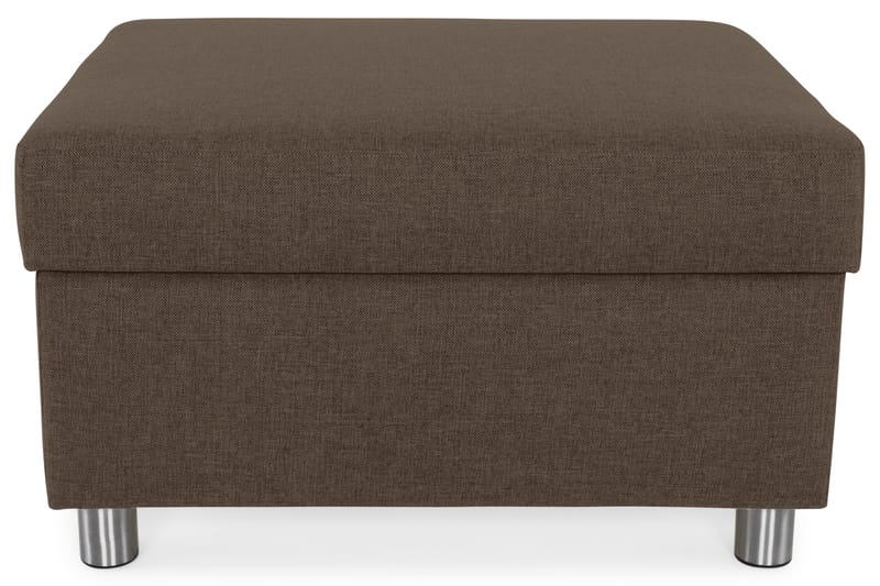 Jalkarahi Nevada säilytyksellä 80x65 - Ruskea - Huonekalut - Tuoli & nojatuoli - Jakkara & jalkarahi - Rahi