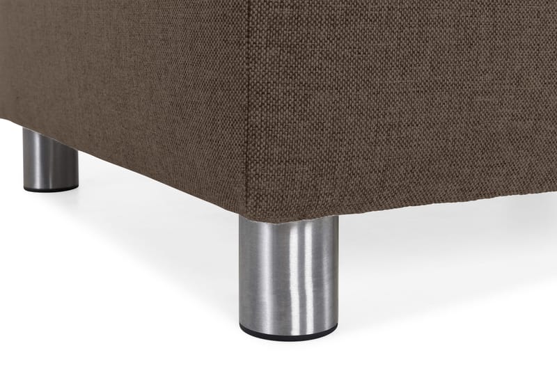 Jalkarahi Nevada säilytyksellä 80x65 - Ruskea - Huonekalut - Tuoli & nojatuoli - Jakkara & jalkarahi - Rahi