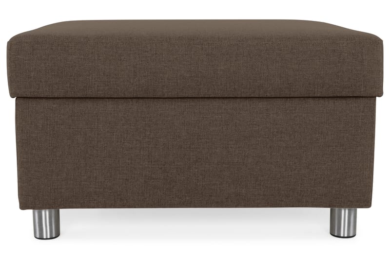 Jalkarahi Nevada säilytyksellä 80x65 - Ruskea - Huonekalut - Tuoli & nojatuoli - Jakkara & jalkarahi - Rahi