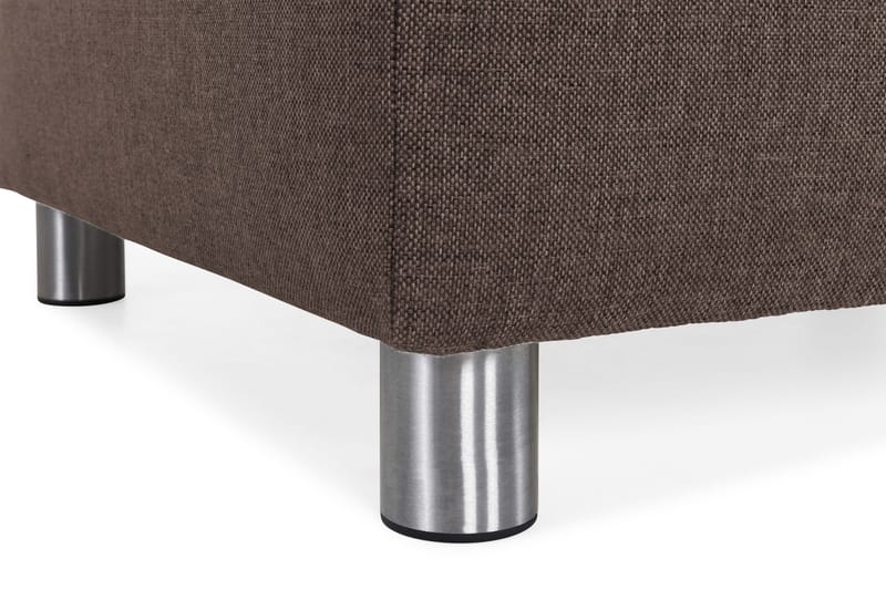 Jalkarahi Nevada säilytyksellä 80x65 - Ruskea - Huonekalut - Tuoli & nojatuoli - Jakkara & jalkarahi - Rahi