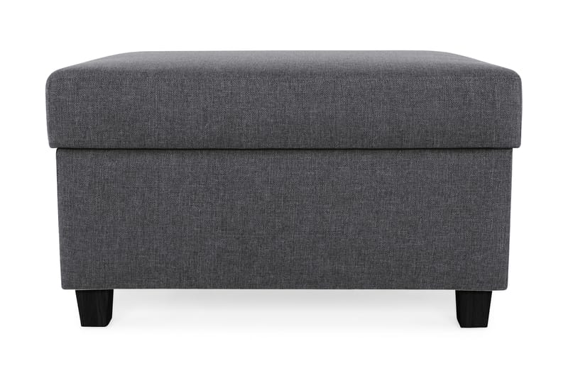 Jalkarahi Nevada säilytyksellä 80x65 - Tummanharmaa - Huonekalut - Tuoli & nojatuoli - Jakkara & jalkarahi - Rahi