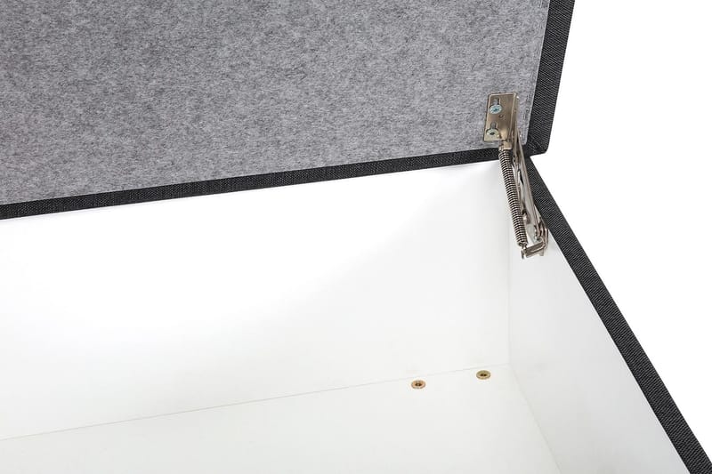 Jalkarahi Nevada säilytyksellä 80x65 - Tummanharmaa - Huonekalut - Tuoli & nojatuoli - Jakkara & jalkarahi - Rahi