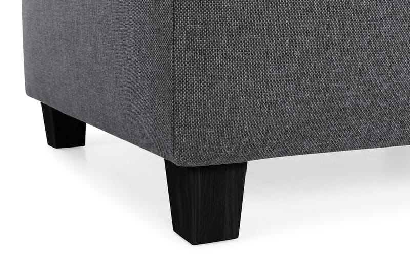 Jalkarahi Nevada säilytyksellä 80x65 - Tummanharmaa - Huonekalut - Tuoli & nojatuoli - Jakkara & jalkarahi - Rahi