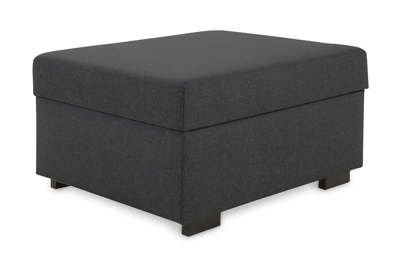 Jalkarahi Nevada säilytyksellä 80x65 - Tummanharmaa - Huonekalut - Tuoli & nojatuoli - Jakkara & jalkarahi - Rahi