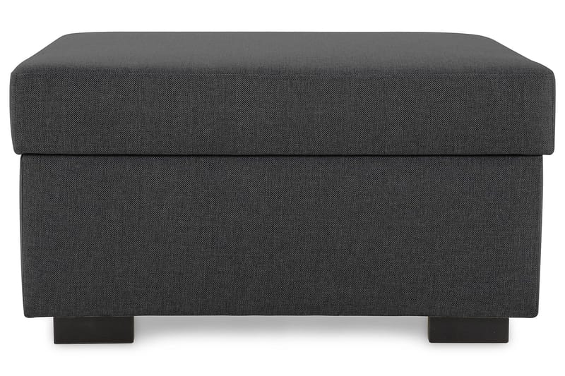 Jalkarahi Nevada säilytyksellä 80x65 - Tummanharmaa - Huonekalut - Tuoli & nojatuoli - Jakkara & jalkarahi - Rahi