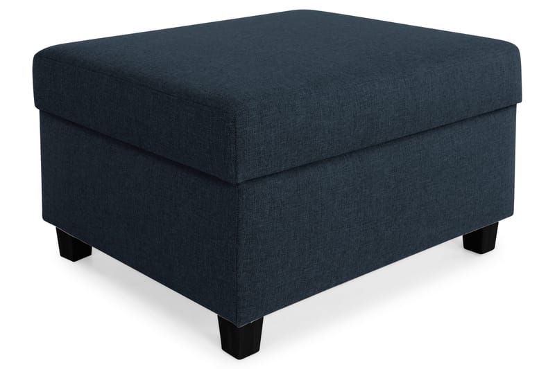 Jalkarahi Nevada säilytyksellä 80x65 - Tummansininen - Huonekalut - Tuoli & nojatuoli - Jakkara & jalkarahi - Rahi