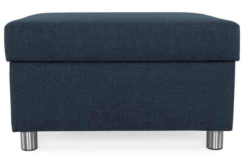 Jalkarahi Nevada säilytyksellä 80x65 - Tummansininen - Huonekalut - Tuoli & nojatuoli - Jakkara & jalkarahi - Rahi