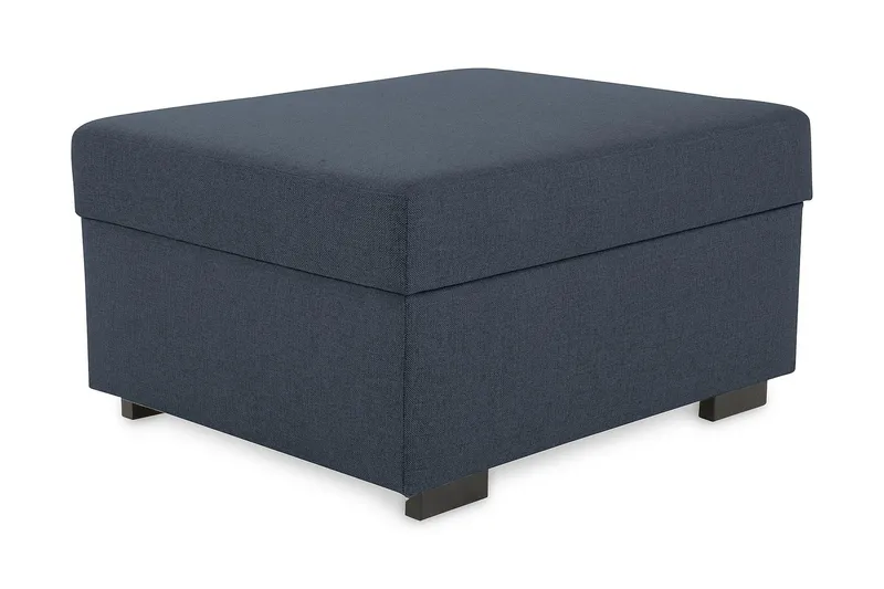 Jalkarahi Nevada säilytyksellä 80x65 - Tummansininen - Huonekalut - Tuoli & nojatuoli - Jakkara & jalkarahi - Rahi