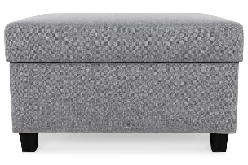 Jalkarahi Nevada säilytyksellä 80x65 - Vaaleanharmaa - Huonekalut - Tuoli & nojatuoli - Jakkara & jalkarahi - Rahi