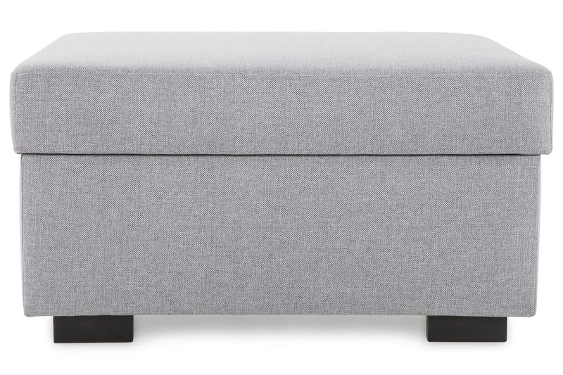 Jalkarahi Nevada säilytyksellä 80x65 - Vaaleanharmaa - Huonekalut - Tuoli & nojatuoli - Jakkara & jalkarahi - Rahi