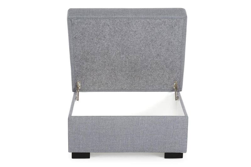 Jalkarahi Nevada säilytyksellä 80x65 - Vaaleanharmaa - Huonekalut - Tuoli & nojatuoli - Jakkara & jalkarahi - Rahi