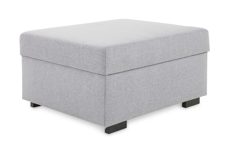 Jalkarahi Nevada säilytyksellä 80x65 - Vaaleanharmaa - Huonekalut - Tuoli & nojatuoli - Jakkara & jalkarahi - Rahi