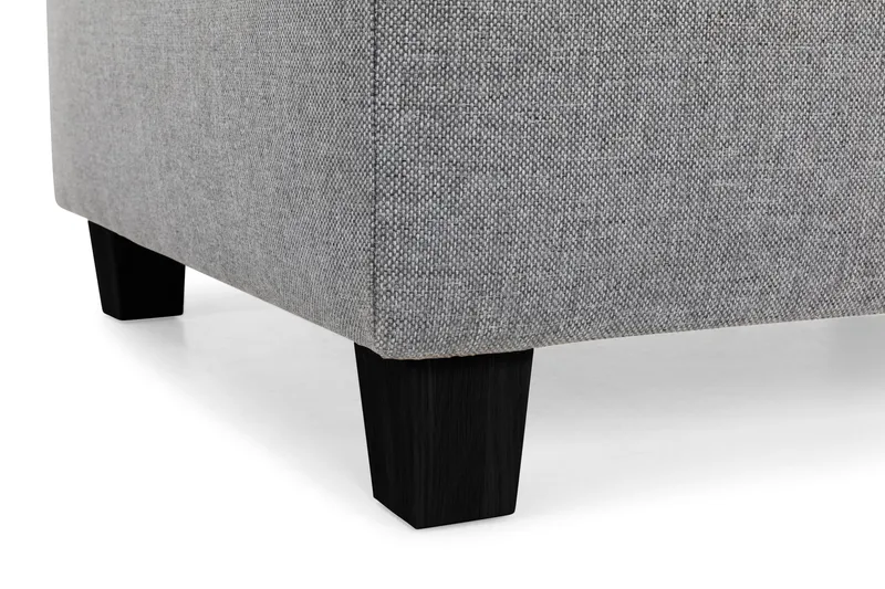 Jalkarahi Nevada säilytyksellä 80x65 - Vaaleanharmaa - Huonekalut - Tuoli & nojatuoli - Jakkara & jalkarahi - Rahi