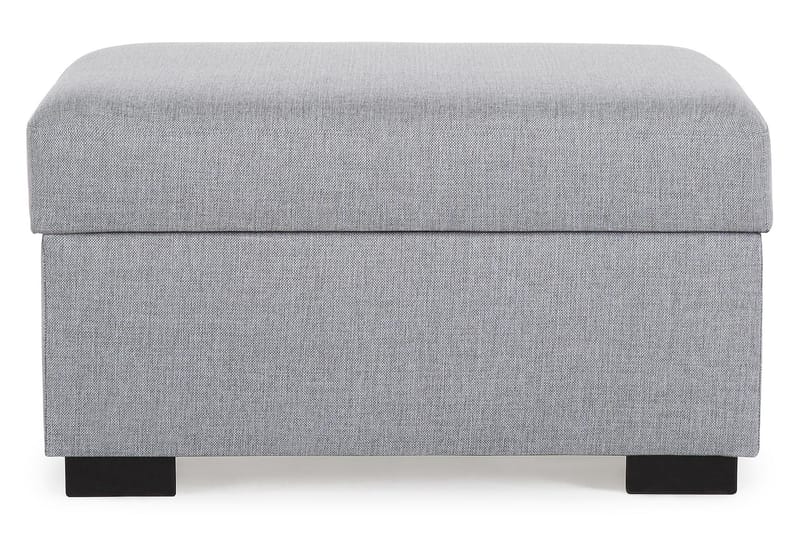 Jalkarahi Nevada säilytyksellä 80x65 - Vaaleanharmaa - Huonekalut - Tuoli & nojatuoli - Jakkara & jalkarahi - Rahi