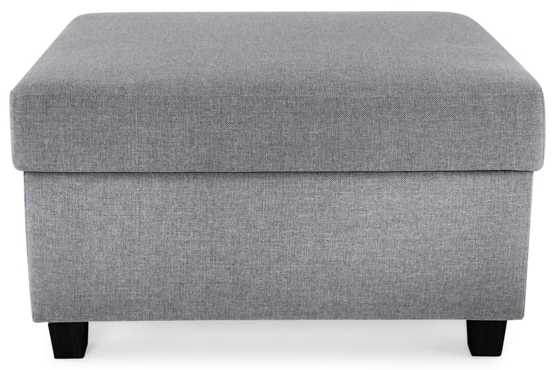 Jalkarahi Nevada säilytyksellä 80x65 - Vaaleanharmaa - Huonekalut - Tuoli & nojatuoli - Jakkara & jalkarahi - Rahi