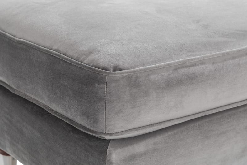 Jalkarahi New Castle - Hopeanharmaa - Huonekalut - Tuoli & nojatuoli - Jakkara & jalkarahi - Rahi