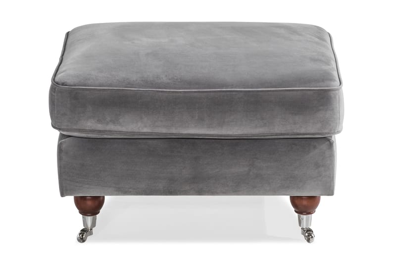 Jalkarahi New Castle - Hopeanharmaa - Huonekalut - Tuoli & nojatuoli - Jakkara & jalkarahi - Rahi