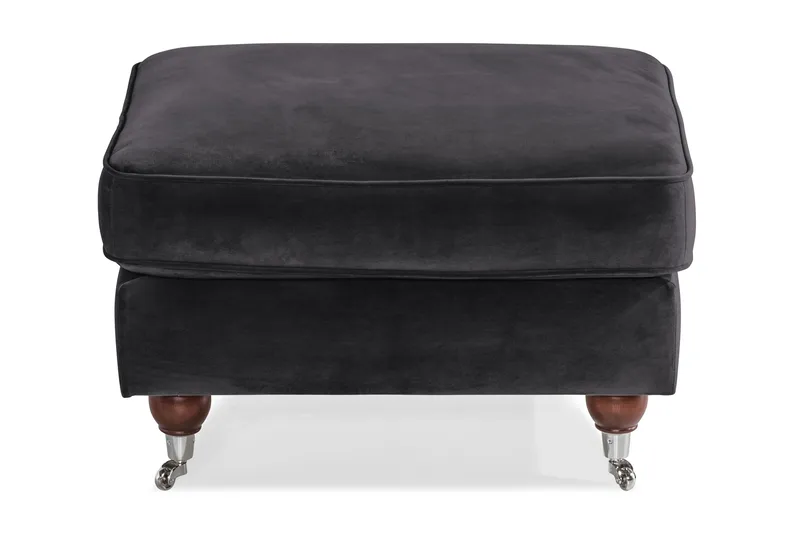 Jalkarahi New Castle Sametti - Tummanharmaa - Huonekalut - Tuoli & nojatuoli - Jakkara & jalkarahi - Rahi