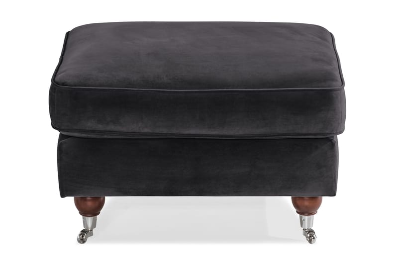 Jalkarahi New Castle Sametti - Tummanharmaa - Huonekalut - Tuoli & nojatuoli - Jakkara & jalkarahi - Rahi