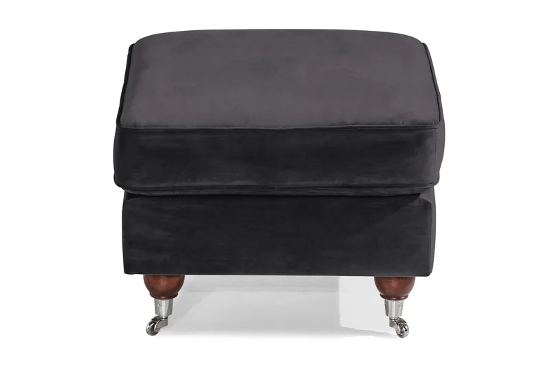 Jalkarahi New Castle Sametti - Tummanharmaa - Huonekalut - Tuoli & nojatuoli - Jakkara & jalkarahi - Rahi