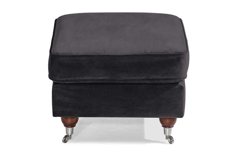 Jalkarahi New Castle Sametti - Tummanharmaa - Huonekalut - Tuoli & nojatuoli - Jakkara & jalkarahi - Rahi