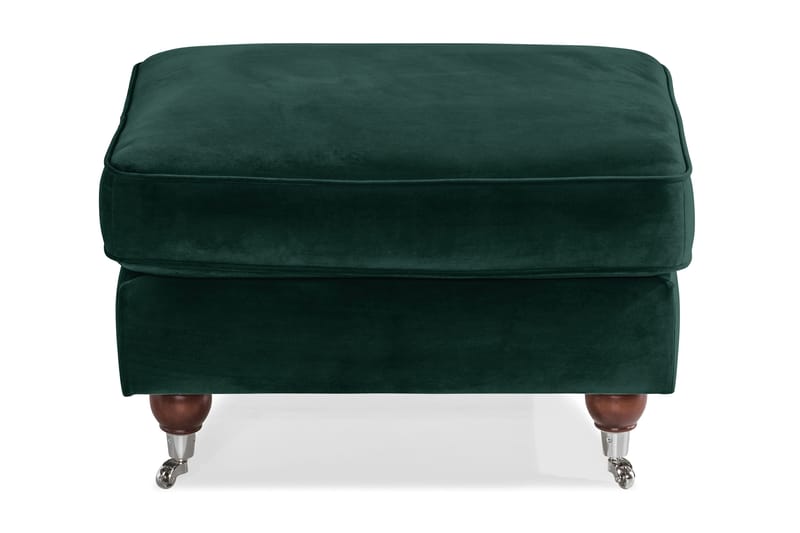 Jalkarahi New Castle Sametti - Tummanvihreä - Huonekalut - Tuoli & nojatuoli - Jakkara & jalkarahi - Rahi