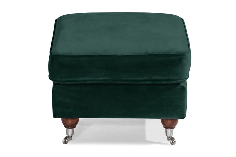 Jalkarahi New Castle Sametti - Tummanvihreä - Huonekalut - Tuoli & nojatuoli - Jakkara & jalkarahi - Rahi