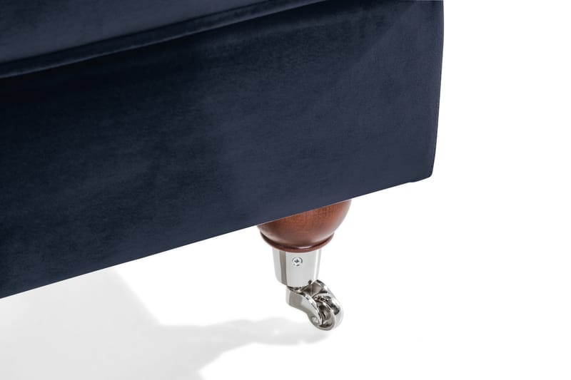 Jalkarahi New Castle Sametti - Yönsininen - Huonekalut - Tuoli & nojatuoli - Jakkara & jalkarahi - Rahi