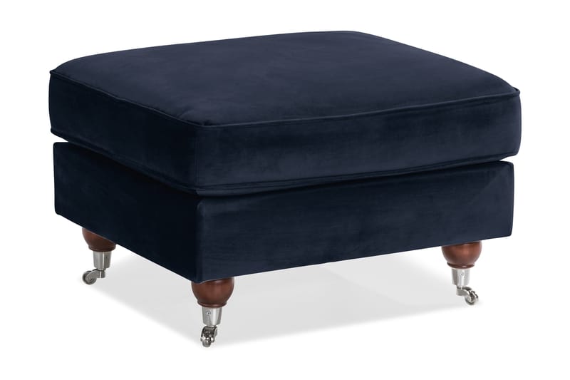 Jalkarahi New Castle Sametti - Yönsininen - Huonekalut - Tuoli & nojatuoli - Jakkara & jalkarahi - Rahi