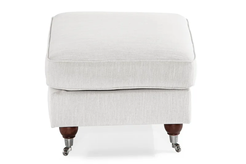 Jalkarahi New Castle - Pellavanbeige - Huonekalut - Tuoli & nojatuoli - Jakkara & jalkarahi - Rahi