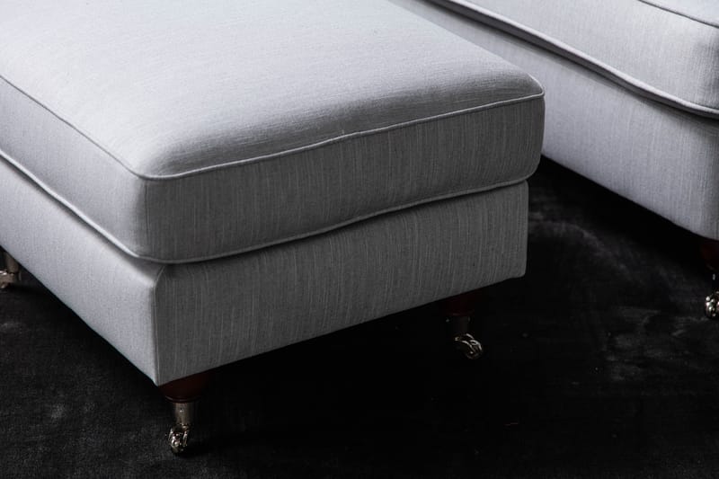 Jalkarahi New Castle - Pellavanharmaa - Huonekalut - Tuoli & nojatuoli - Jakkara & jalkarahi - Rahi