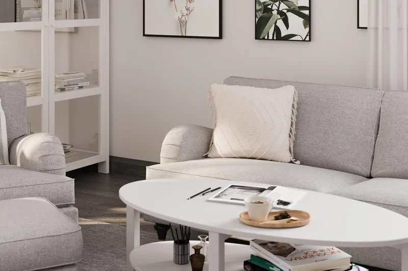 Jalkarahi Oxford Classic - Harmaa - Huonekalut - Tuoli & nojatuoli - Jakkara & jalkarahi - Rahi