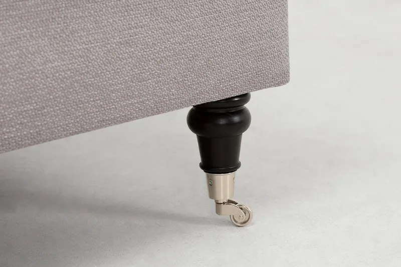 Jalkarahi Oxford Classic - Harmaa/Ruskea - Huonekalut - Tuoli & nojatuoli - Jakkara & jalkarahi - Rahi