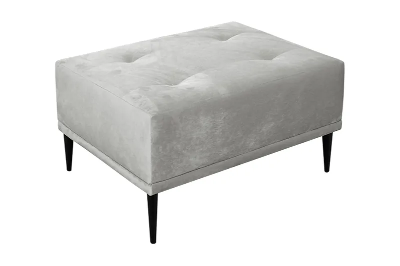 Jalkarahi Rapana - Sametti/Silver - Huonekalut - Tuoli & nojatuoli - Jakkara & jalkarahi - Rahi