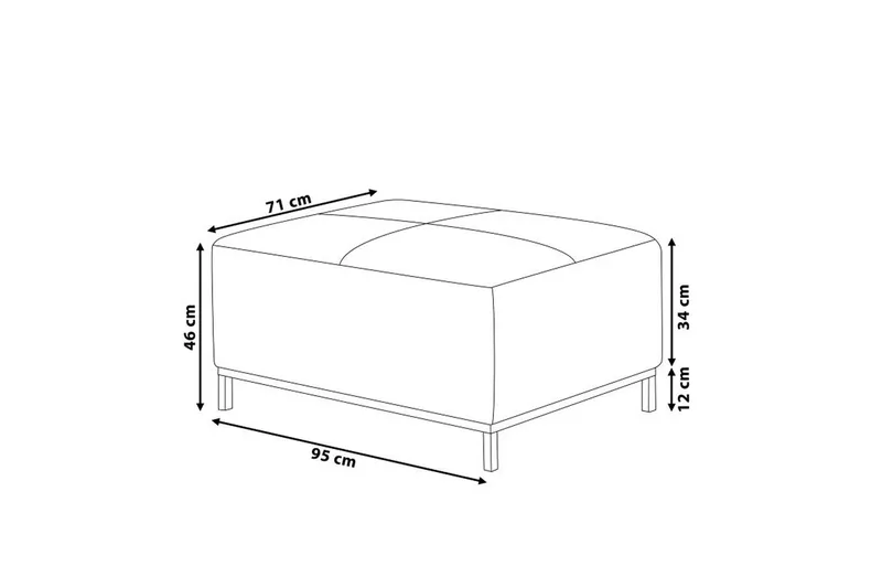 Jalkarahi Sharmon - Beige - Huonekalut - Tuoli & nojatuoli - Jakkara & jalkarahi - Rahi