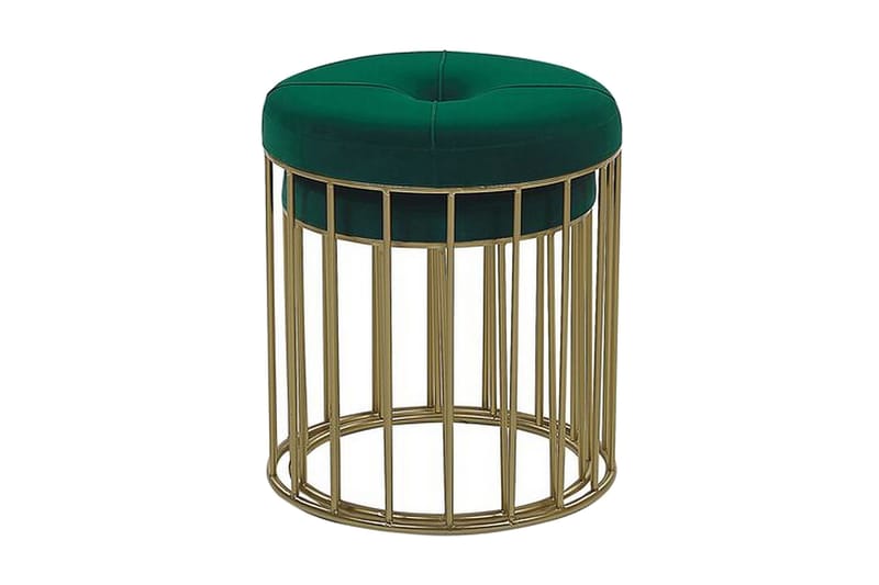 Jalkarahi Stallarp 2-pak - Vihreä - Huonekalut - Tuoli & nojatuoli - Jakkara & jalkarahi - Rahi