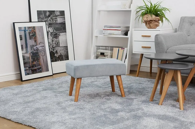 Jalkarahi Takoma 30 | 50 cm - Sininen - Huonekalut - Tuoli & nojatuoli - Jakkara & jalkarahi - Rahi