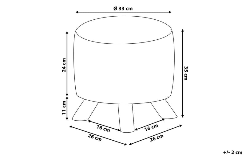 Jalkarahi Topeka 33 cm - Huonekalut - Tuoli & nojatuoli - Jakkara & jalkarahi - Rahi