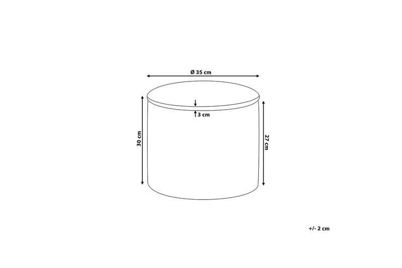 Jalkarahi Tunica 35 | 30 cm - Huonekalut - Tuoli & nojatuoli - Jakkara & jalkarahi - Rahi