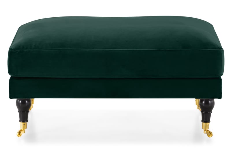 Jalkarahi Webber Sametti - Tummanvihreä Messinki - Huonekalut - Tuoli & nojatuoli - Jakkara & jalkarahi - Rahi