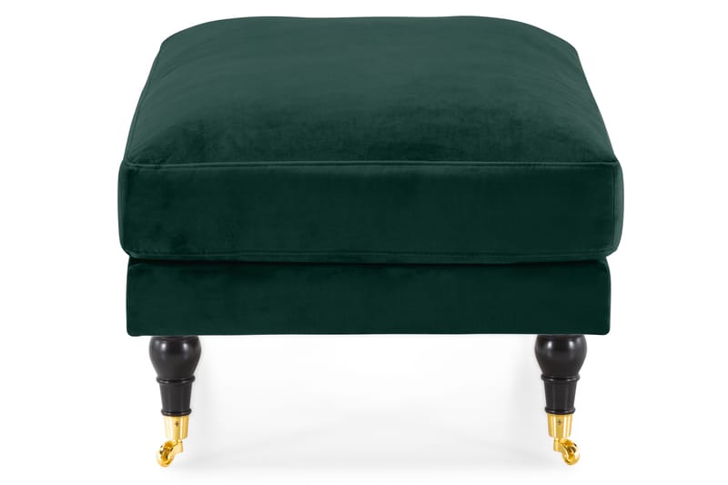 Jalkarahi Webber Sametti - Tummanvihreä Messinki - Huonekalut - Tuoli & nojatuoli - Jakkara & jalkarahi - Rahi