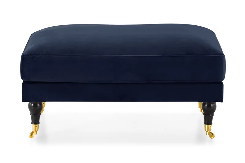 Jalkarahi Webber Sametti - Yönsininen Messinki - Huonekalut - Tuoli & nojatuoli - Jakkara & jalkarahi - Rahi