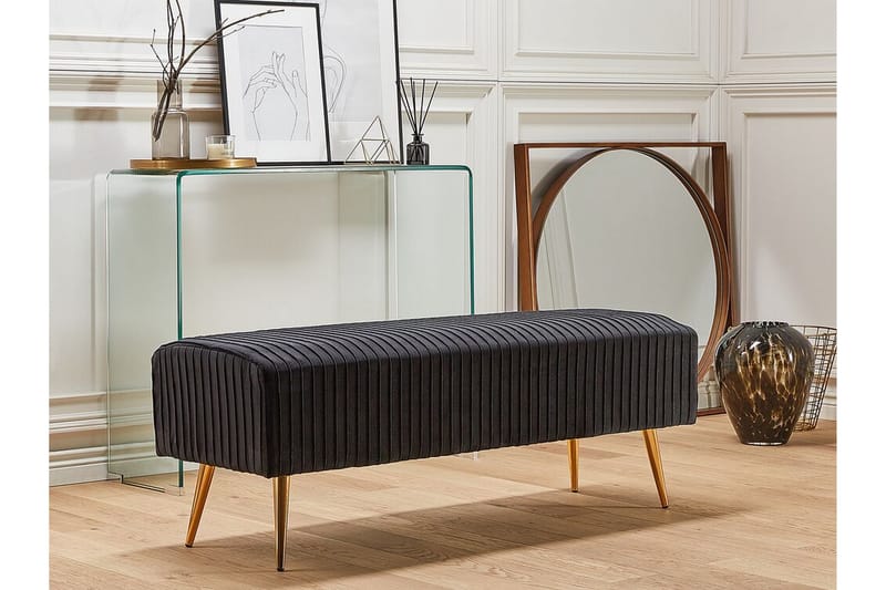 Jalkarahi Pezzano - Musta - Huonekalut - Tuoli & nojatuoli - Jakkara & jalkarahi - Rahi