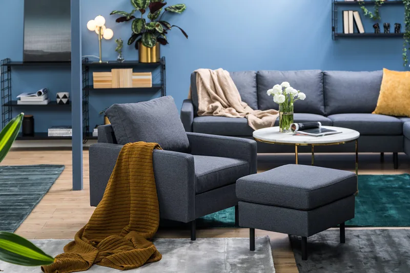 Jalkarahi Peppe - Tummanharmaa - Huonekalut - Tuoli & nojatuoli - Jakkara & jalkarahi - Rahi