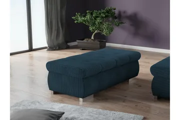 Jalkatuki Cerys 60 cm - Sininen - Huonekalut - Tuoli & nojatuoli - Jakkara & jalkarahi - Rahi