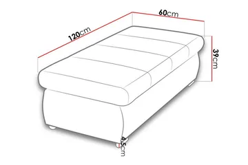 Jalkatuki Cerys 60 cm - Huonekalut - Tuoli & nojatuoli - Jakkara & jalkarahi - Rahi